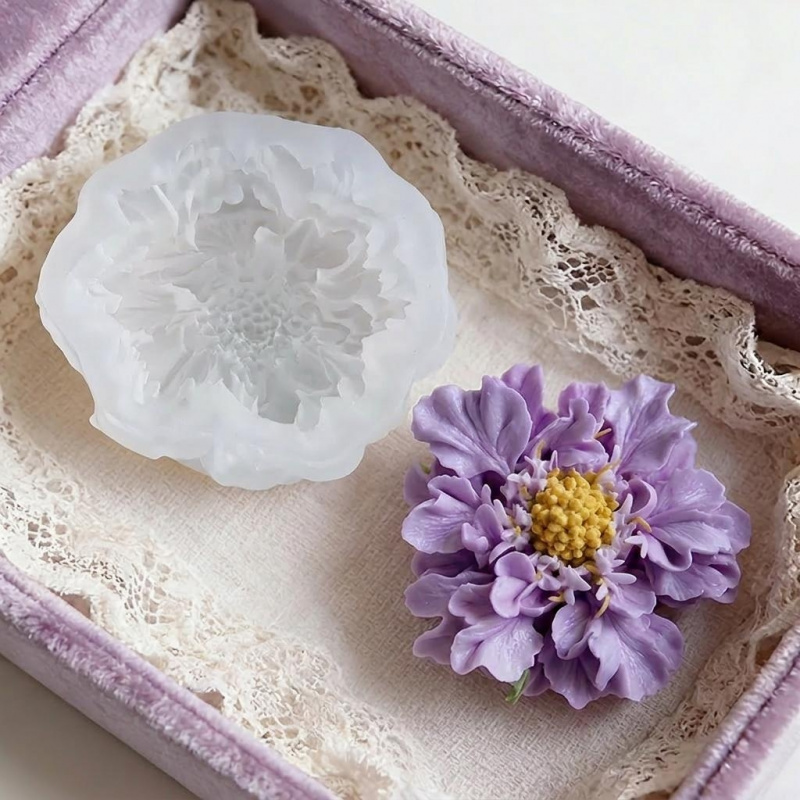 1 Dreamy Blue Potted Flower Si - Potsticker Mold ulasan dan harga